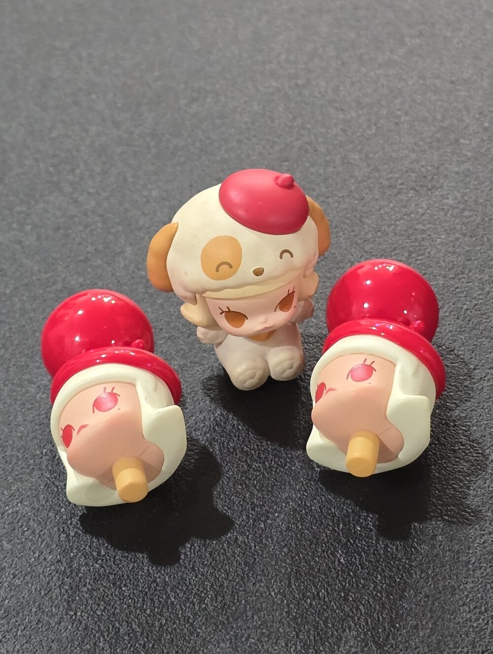 Set of THREE POP MART MOLLY Pop Bean Figures